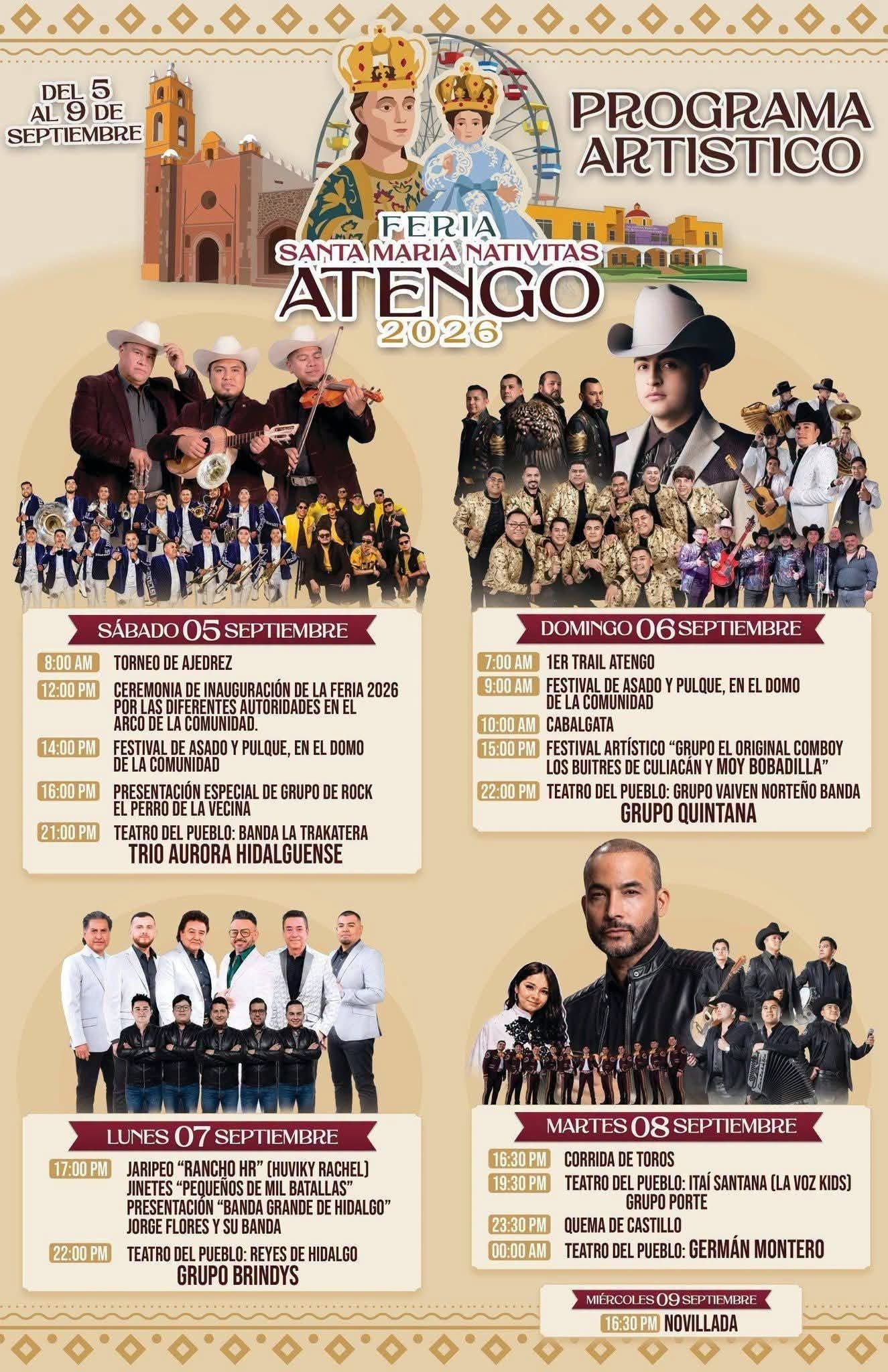 Feria Santa María Nativitas Atengo 2026