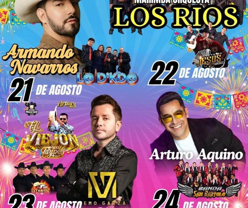 Feria de San Bartolomé Rayón 2026 elenco