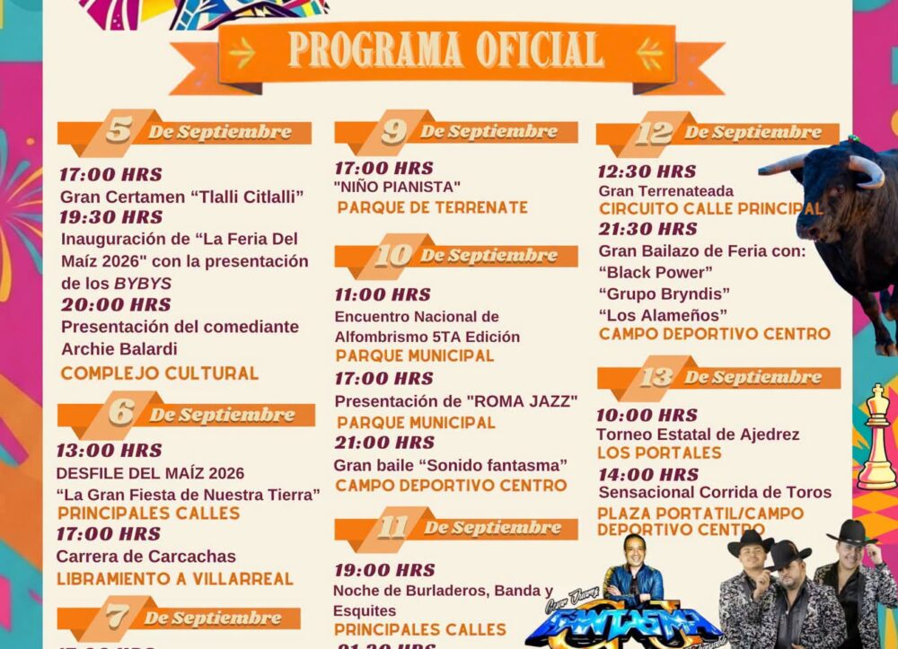 Feria del Maíz Terrenate 2026