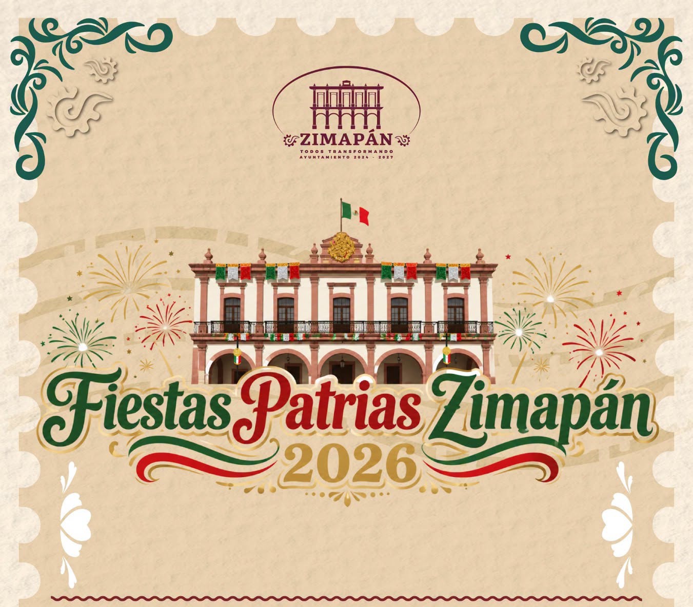 Fiestas Patrias Zimapan 2026 logo