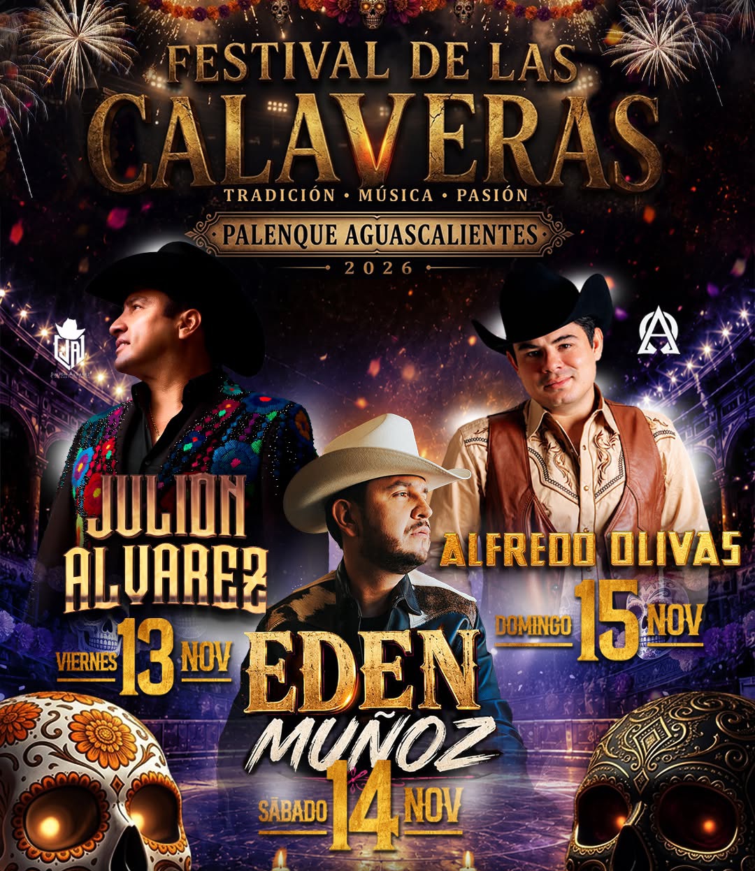 Palenque Festival de las Calaveras Aguascalientes 2026