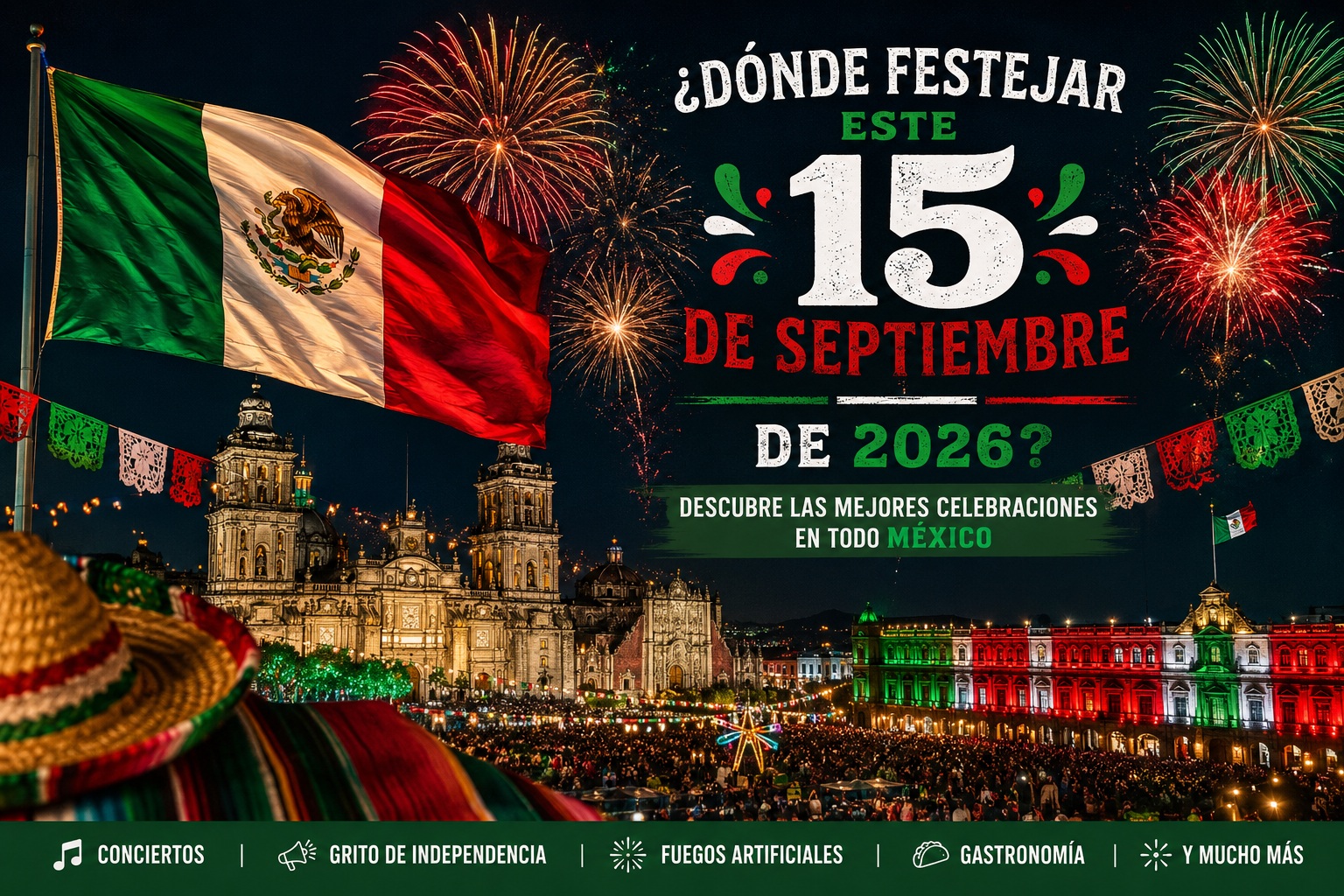 donde festejar este 15 de septiembre 2026