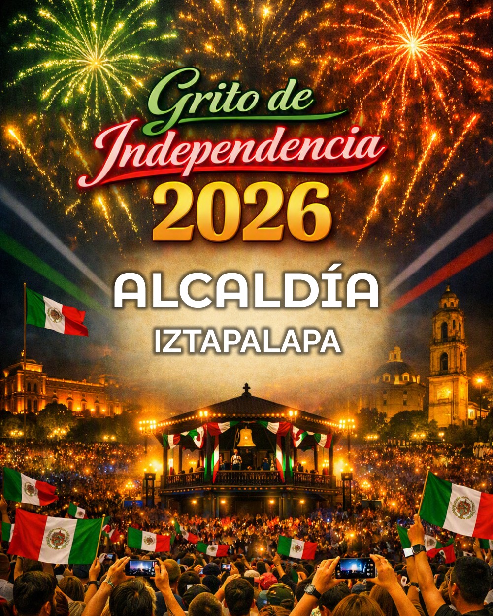 grito de independencia 2026 fiestas patrias IZTAPALAPA