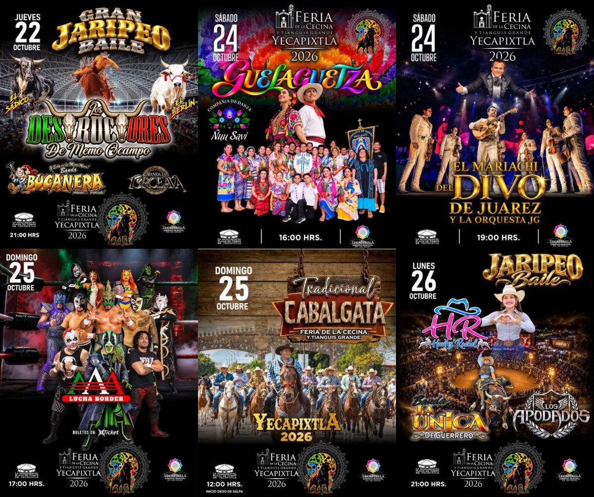 Plaza de Toros Feria de la Cecina y Tianguis Grande Yecapixtla 2026
