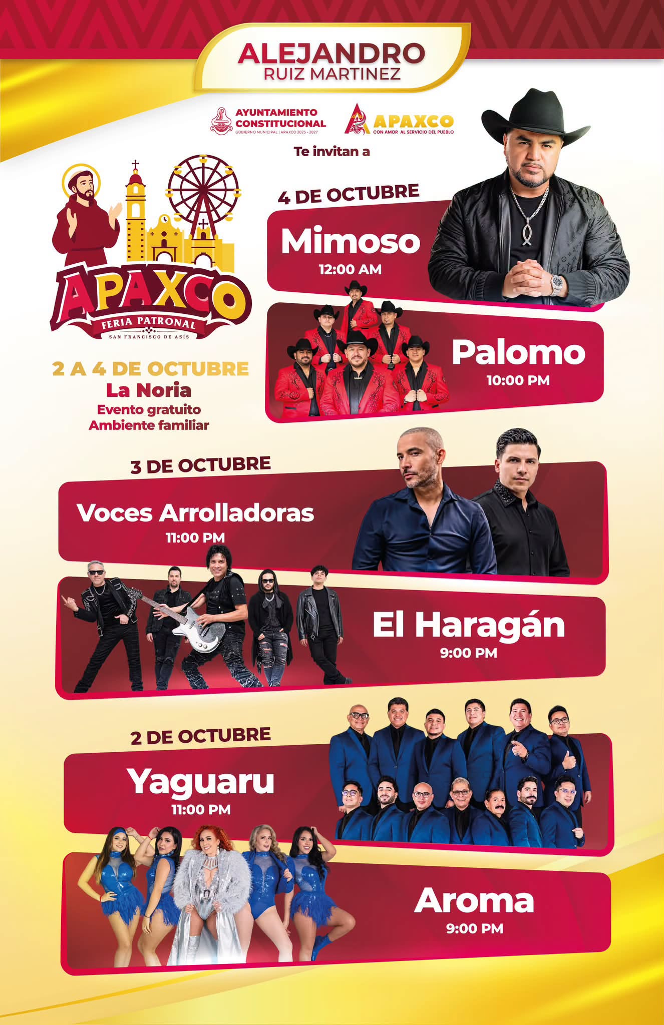 Feria Patronal Apaxco 2026