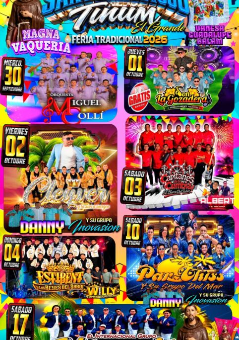 Feria San Francisco El Grande Tinum 2026 elenco