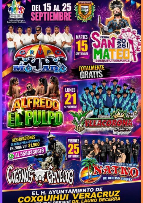 Feria San Mateo Coxquihui 2026