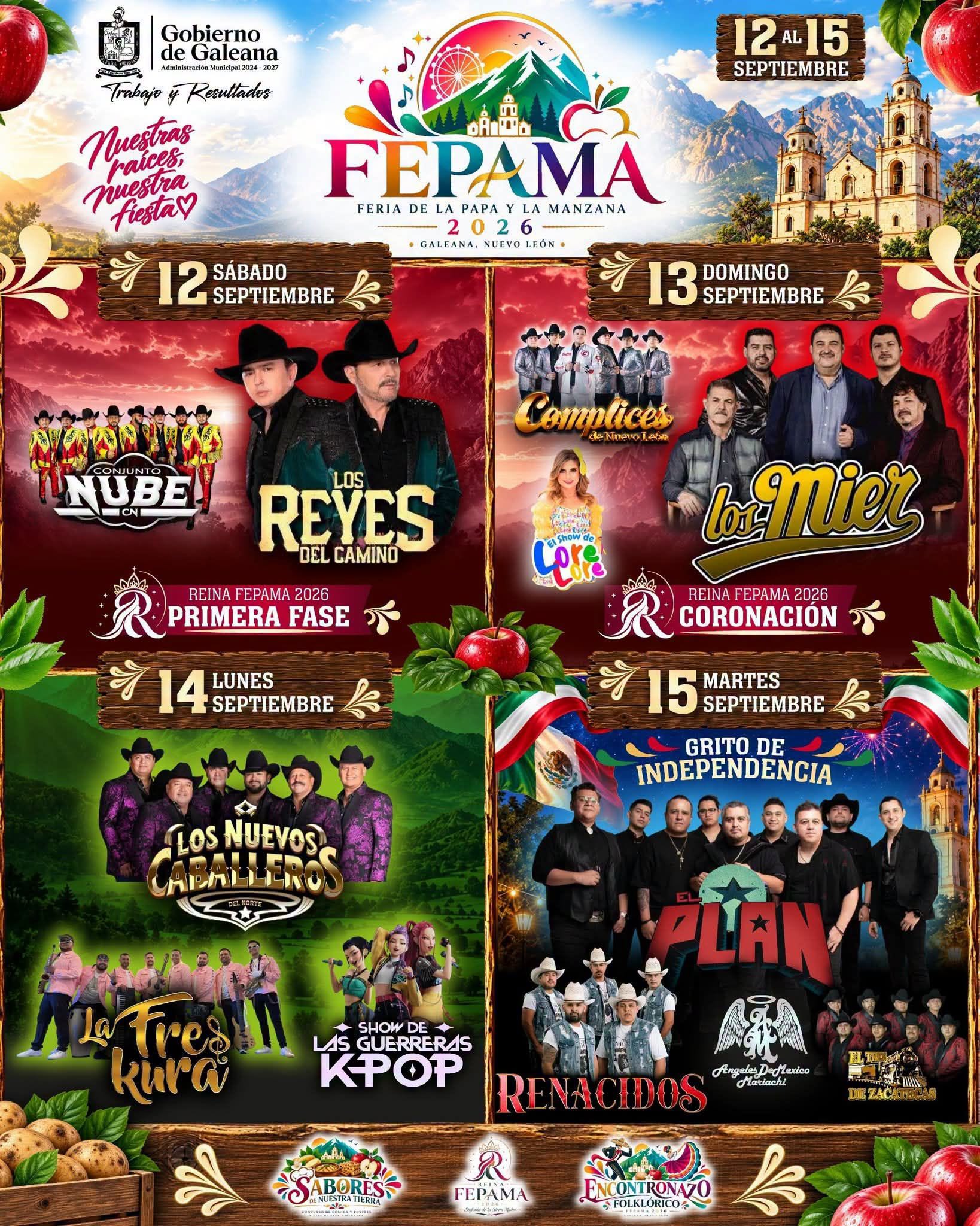 Feria de la Papa y la Manzana Galeana 2026