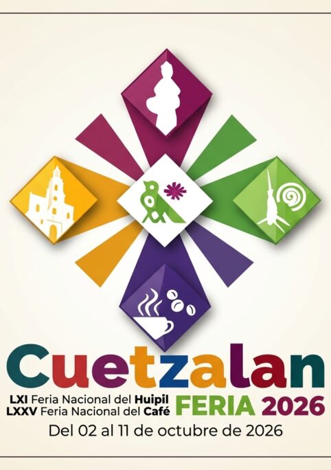 Feria del Cafe y del Huipil Cuetzalan 2026 logo