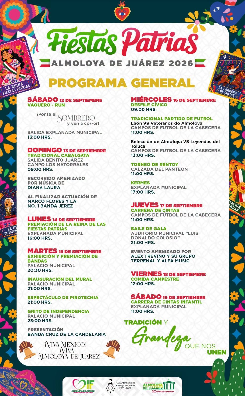 Fiestas Patrias Almoloya de Juárez 2026