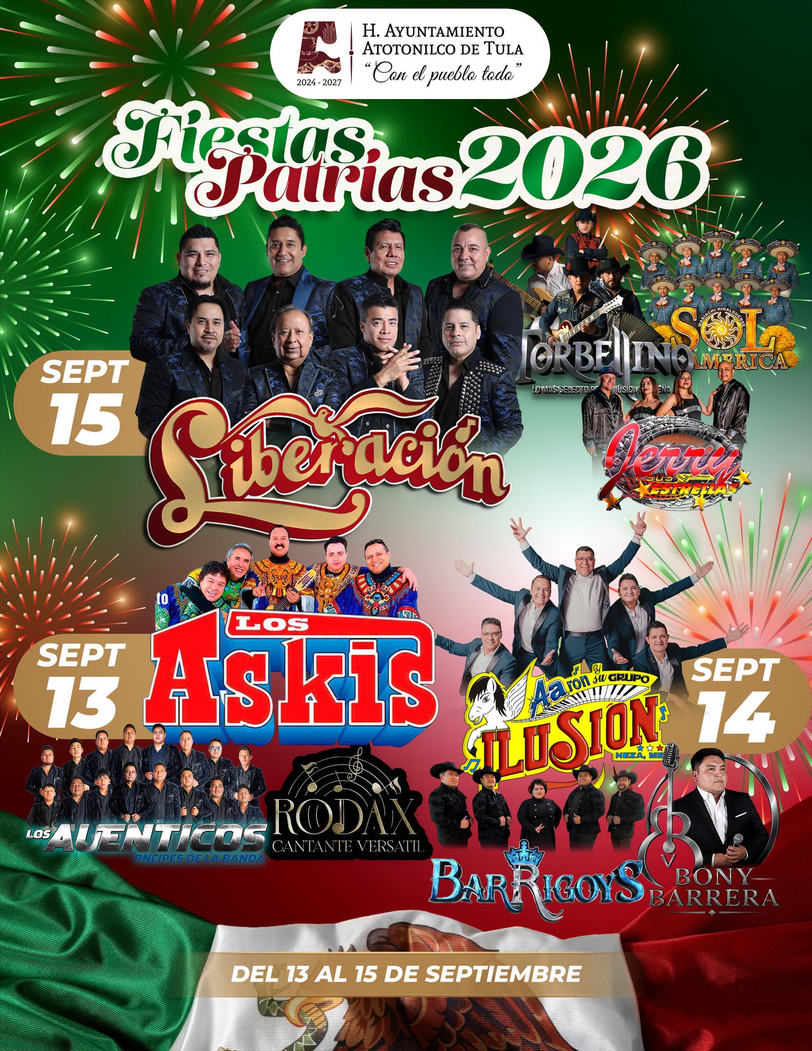 Fiestas Patrias Atotonilco de Tula 2026