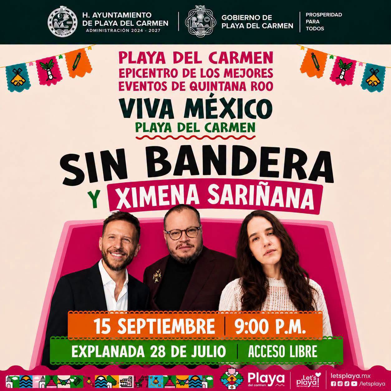 Grito de independencia 2026 playa del carmen