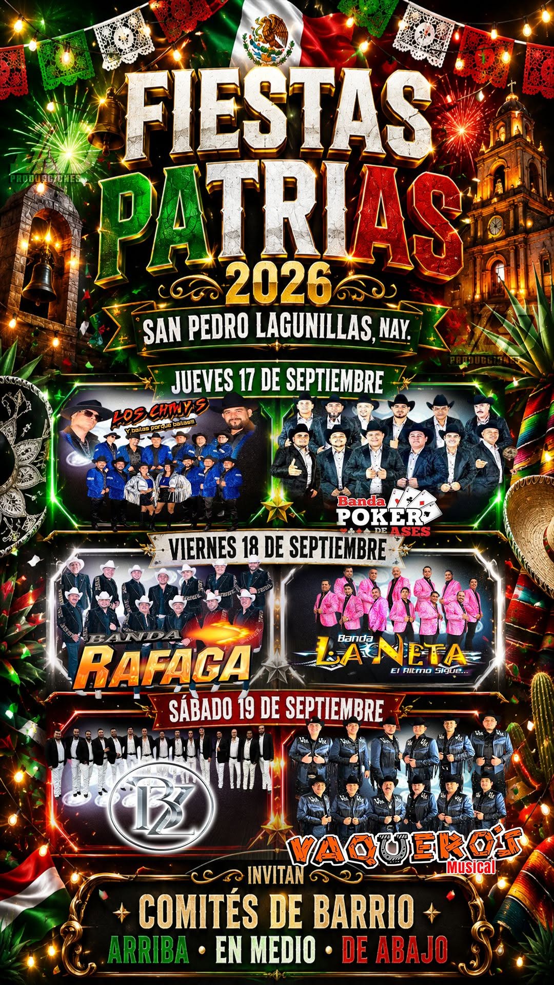 Fiestas Patrias San Pedro Lagunillas 2026