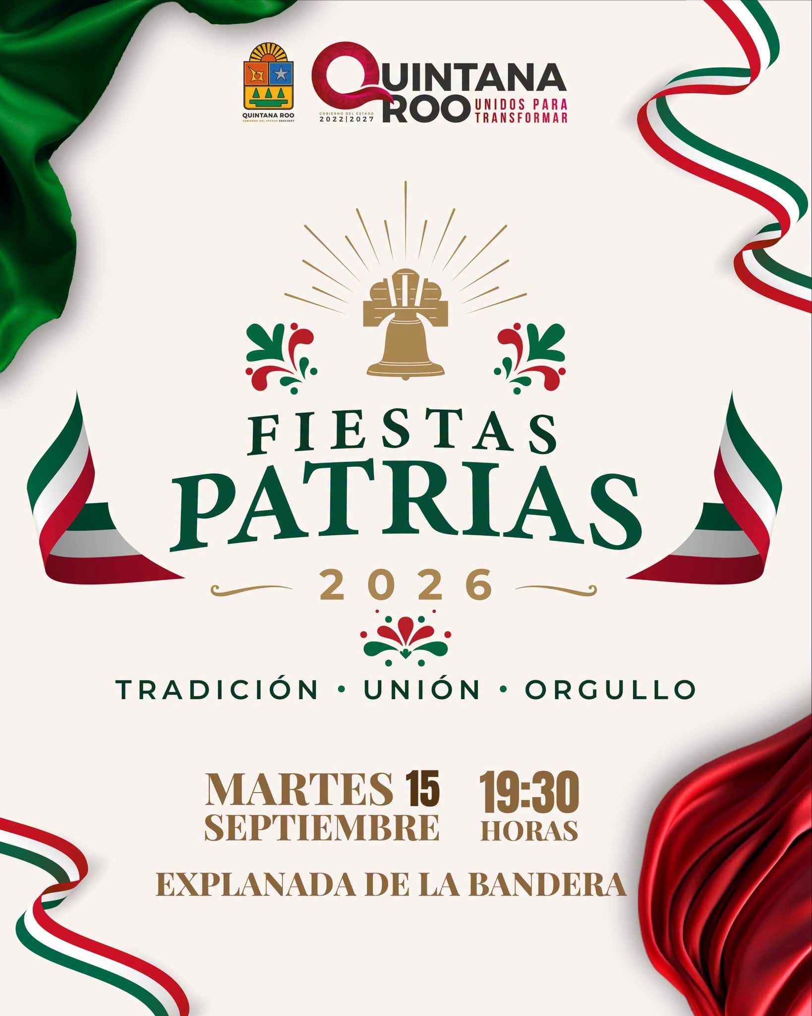grito de independencia 2026 en chetumal