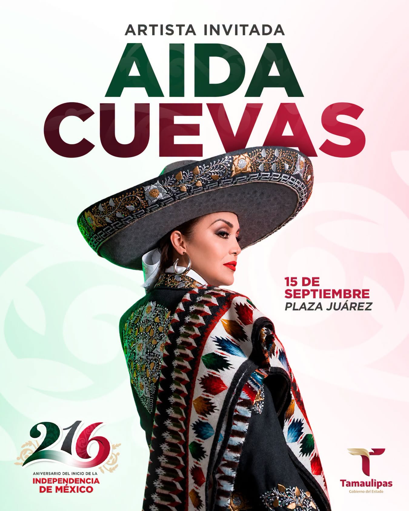 grito de independencia 2026 en ciudad victoria tamaulipas aida cuevas