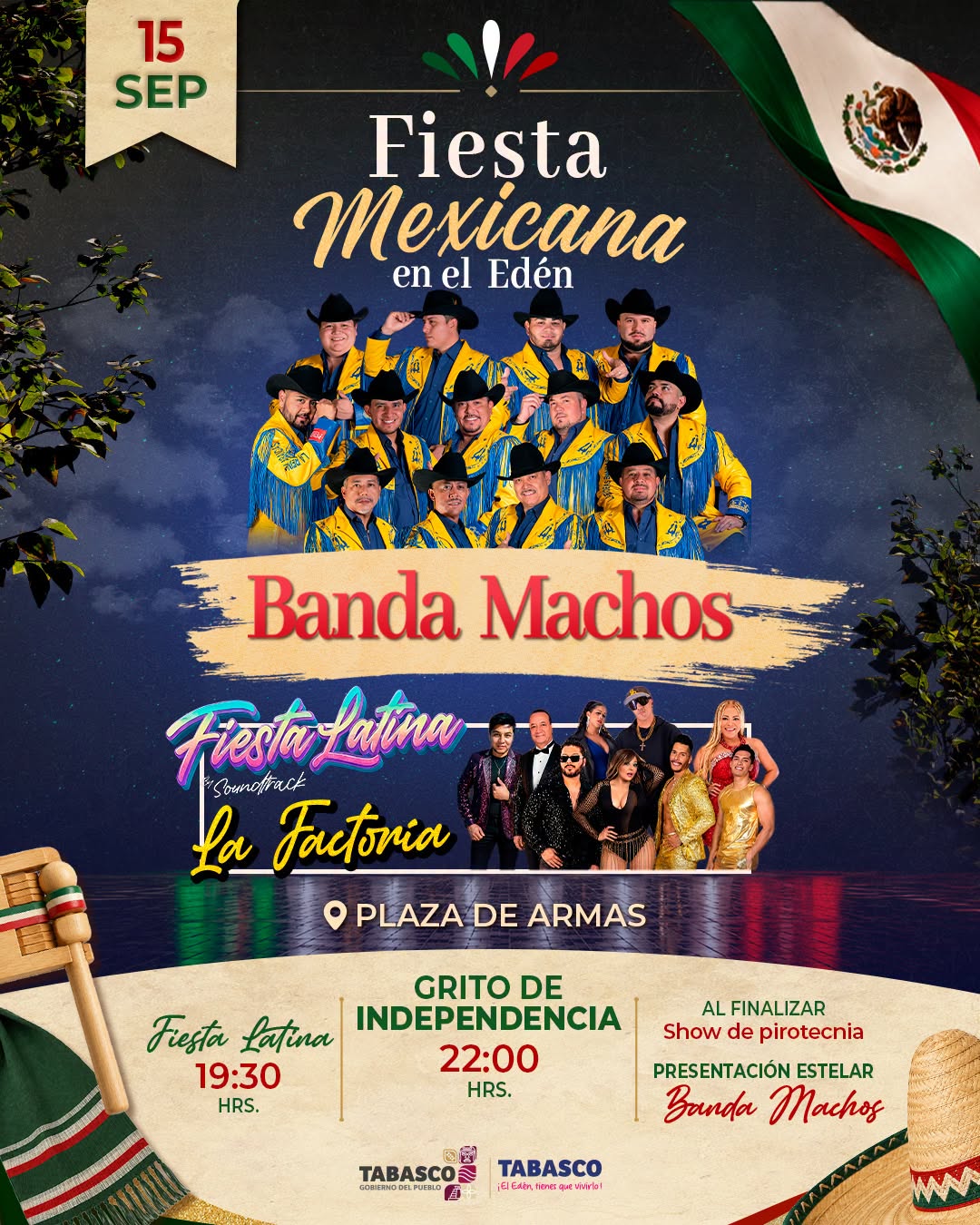 grito de independencia 2026 villahermosa tabasco