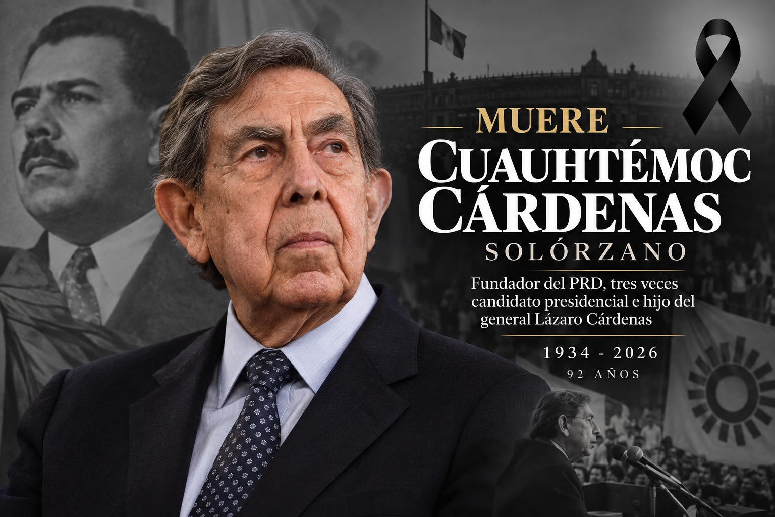 Cuauhtémoc Cárdenas fallece