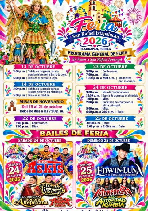 Feria San Rafael Ixtapalucan 2026