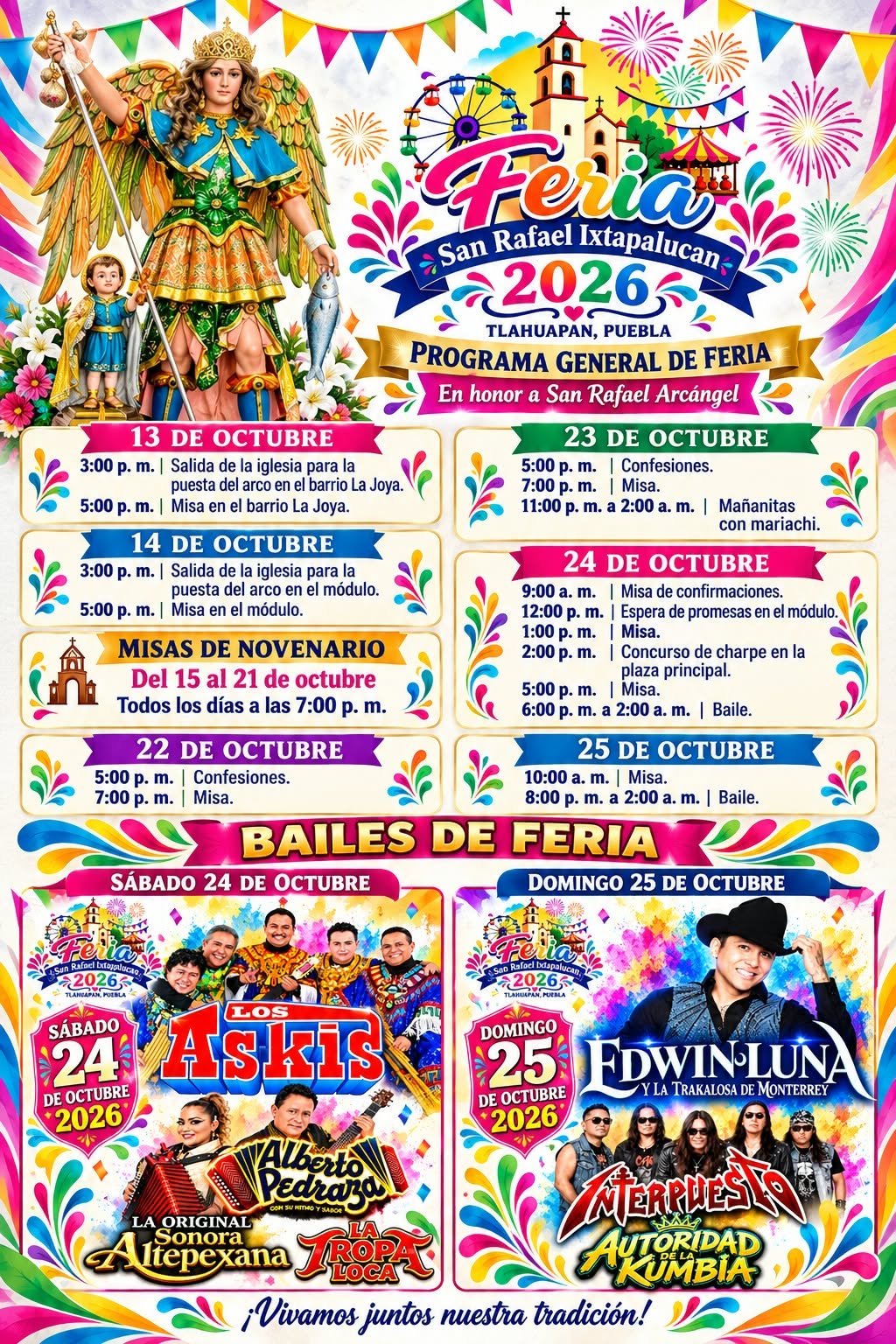 Feria San Rafael Ixtapalucan 2026