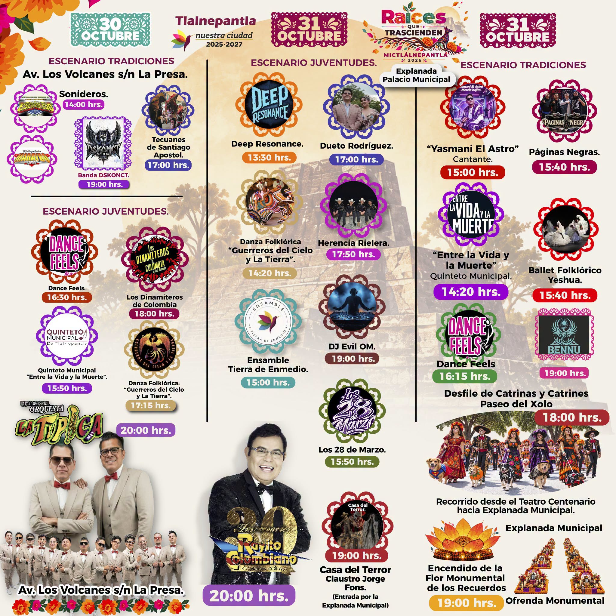 Programa Festival Mictlalnepantla 2026