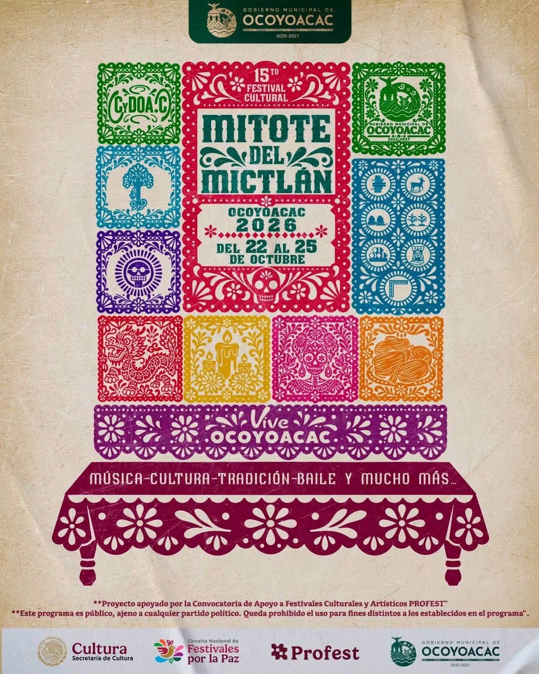 Festival Mitote del Mictlan Ocoyoacac 2026