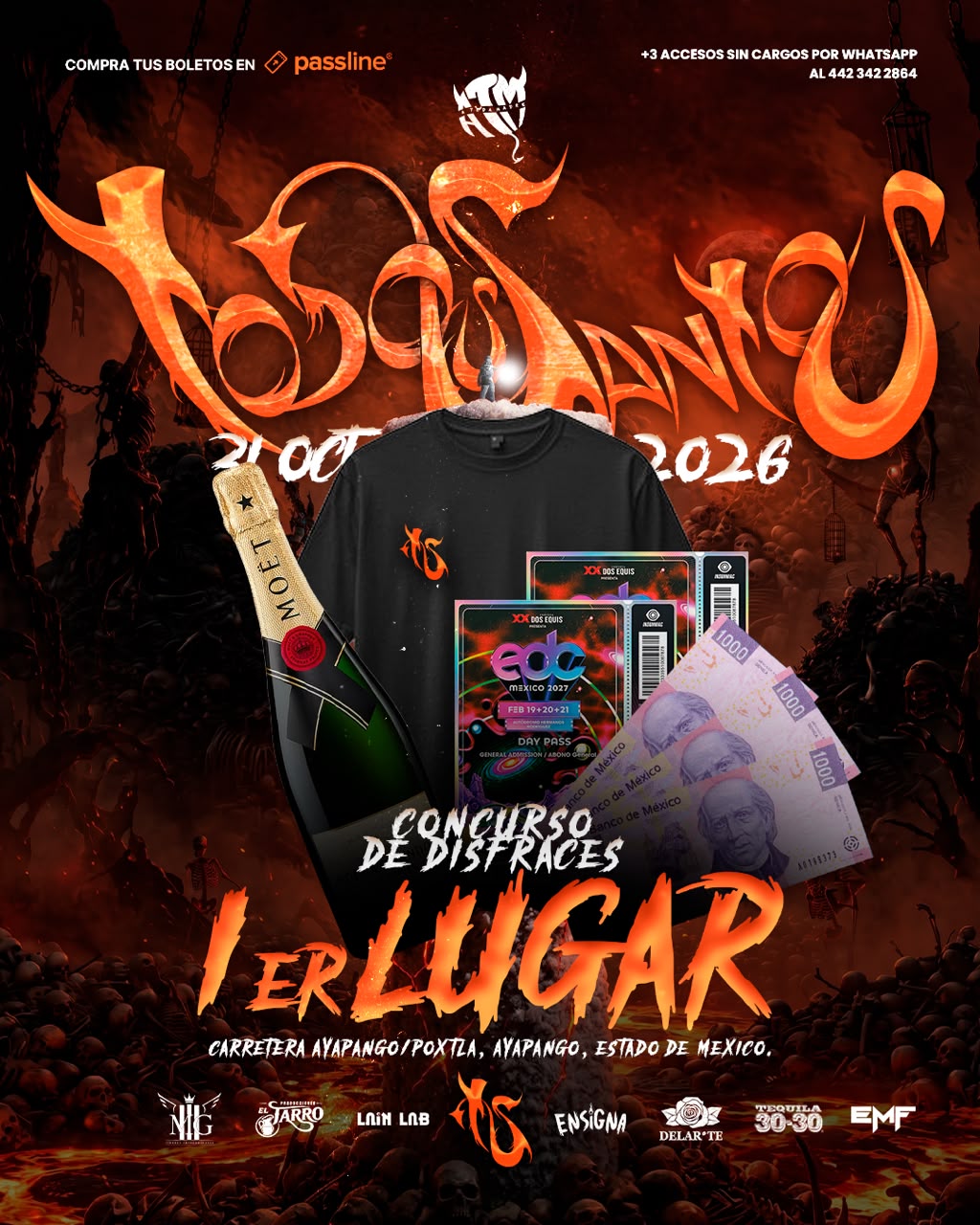 Concurso de disfraces Festival Todos Santos 2026 Ayapango