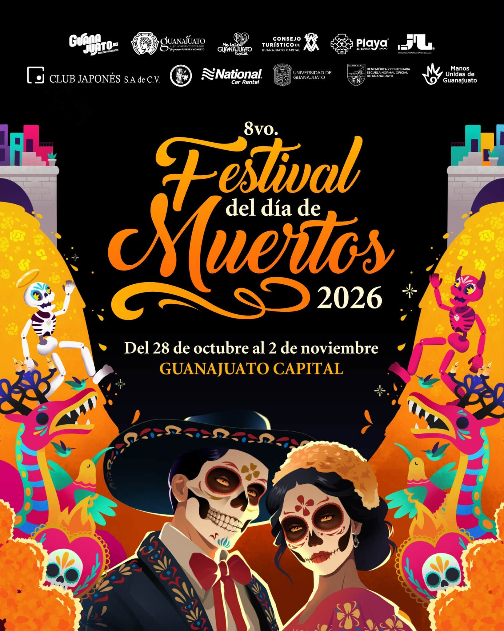 Festival del Día de Muertos Guanajuato 2026