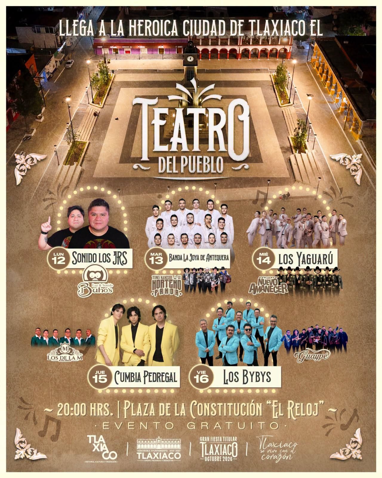 Fiesta Titular Tlaxiaco 2026 elenco