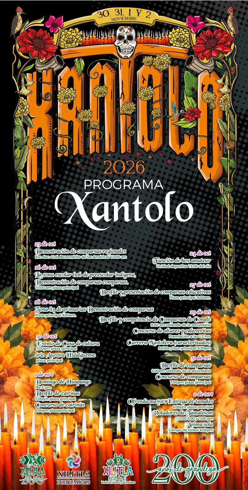 Programa Xantolo Xilitla 2026