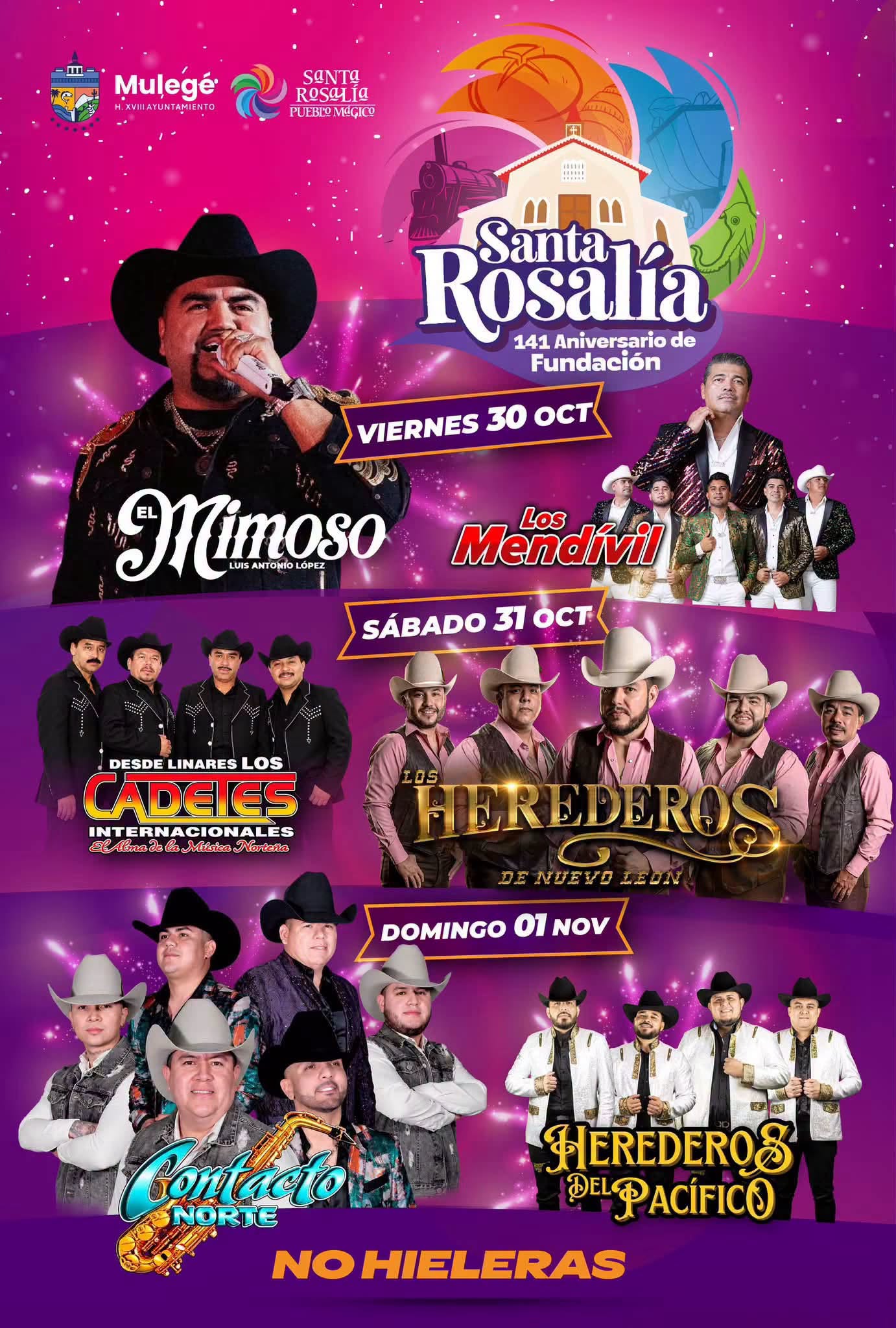 fiestas de aniversario santa rosalia 2026