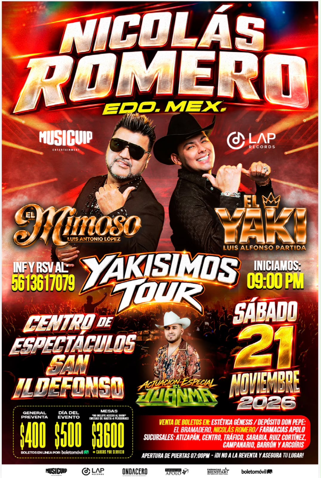 yakisimos tour mimoso yaki nicolas romero edomex